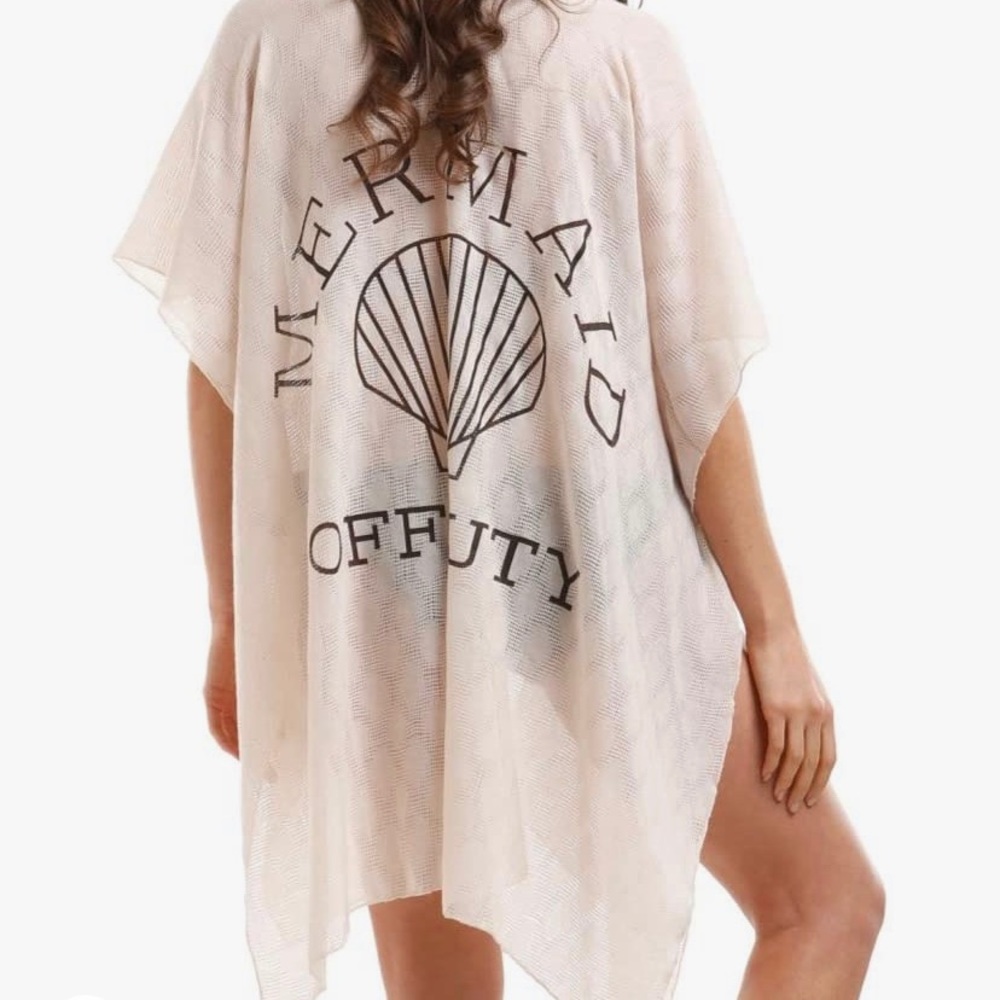 Mermaid off Duty kimono/cover up